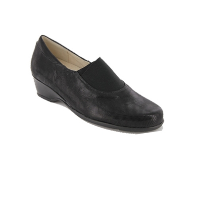 Hilke Black Suede