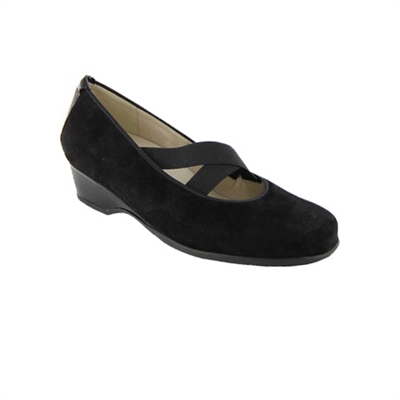 Hilke Black Suede